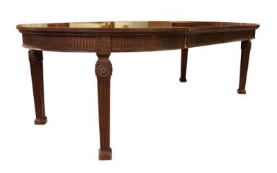 19thc Mahogany Dining Table - Image 4