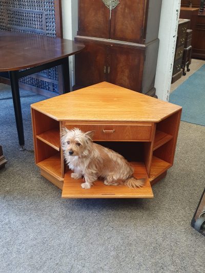 Retro Teak Corner TV Stand - Image 4