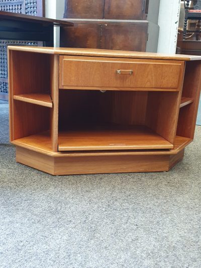 Retro Teak Corner TV Stand - Image 5