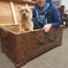 Good Antique Chinese Camphor Wood Chest - Image 5