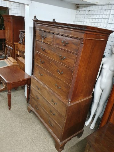 Antique Georgian Chest on Chest - Image 4