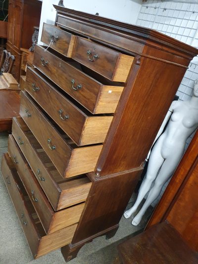 Antique Georgian Chest on Chest - Image 3