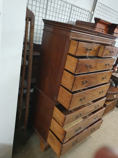 Antique Georgian Chest on Chest - Image 5