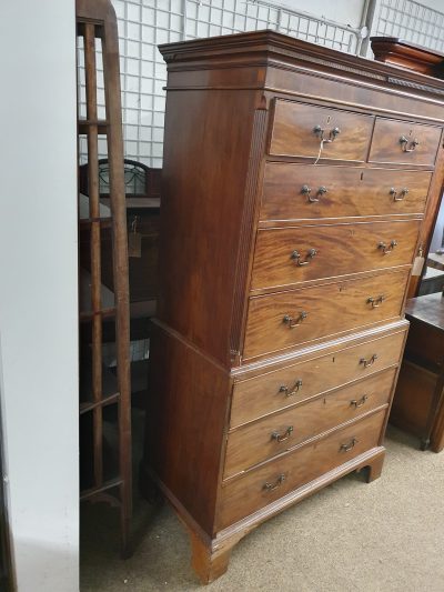 Antique Georgian Chest on Chest - Image 6