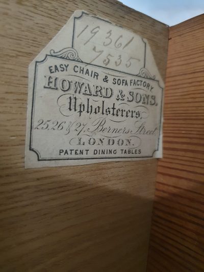 Antique Howard & Son's Pine Wardrobe - Image 8