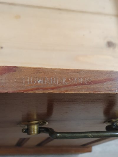Antique Howard & Son's Pine Wardrobe - Image 11