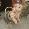 Antique Brass Bound Barrel Coal Scuttle - Image 2