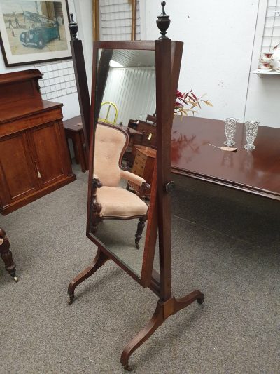 Antique Cheval Dressing Mirror - Image 8