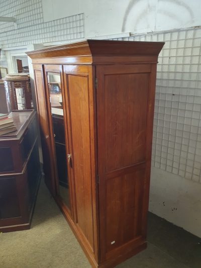 Antique Howard & Son's Pine Wardrobe - Image 2