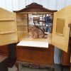 Good Antique 1930's Walnut Cocktail Drinks Cabinet - Image 11