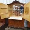 Good Antique 1930's Walnut Cocktail Drinks Cabinet - Image 3