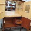 Good Antique 1930's Walnut Cocktail Drinks Cabinet - Image 9