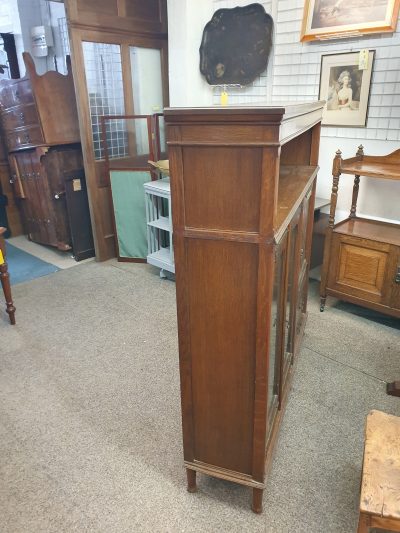 Good Antique Arts & Crafts Oak Bookcase - Image 2