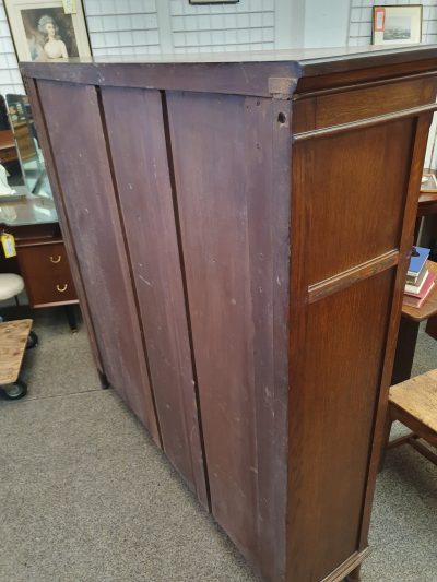 Good Antique Arts & Crafts Oak Bookcase - Image 4