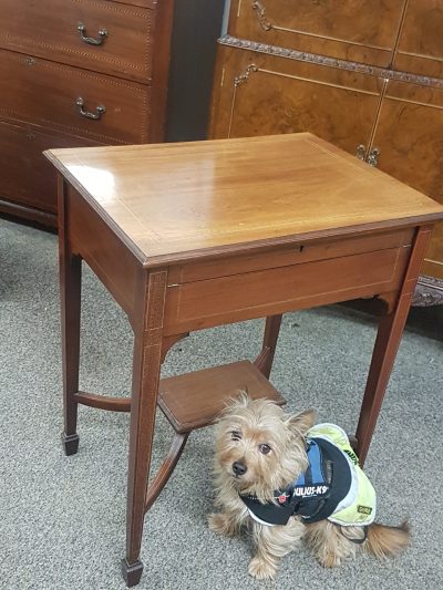 Small Antique Writing Table Desk - Image 3