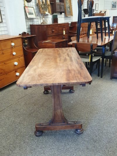 Antique Regency Library Table - Image 2