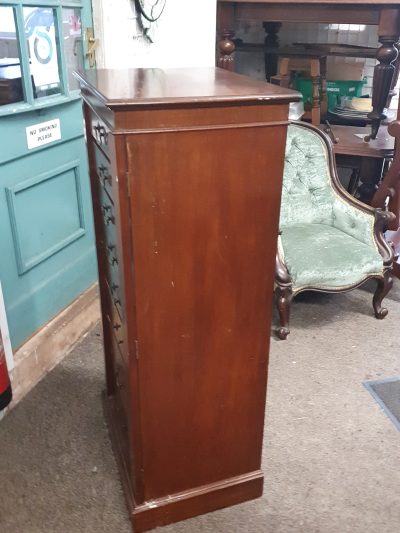 Antique Wellington Chest of Drawers - Image 9