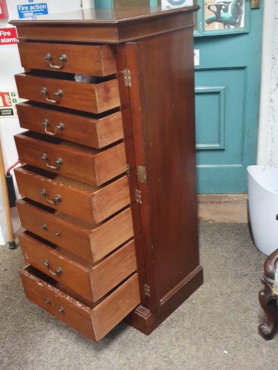 Antique Wellington Chest of Drawers - Image 4