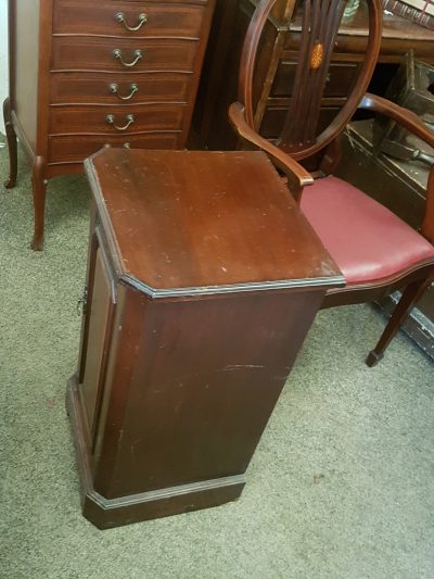 Antique Edwardian Bedside Cabinet - Image 6