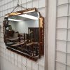Art Deco Peach Edged Mirror - Image 3