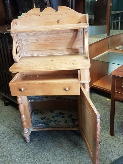 Small Antique Victorian Pine Side Cabinet - Image 3