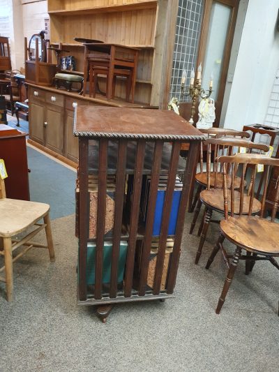 Antique Revolving Bookcase - Image 2