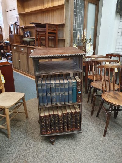 Antique Revolving Bookcase - Image 3