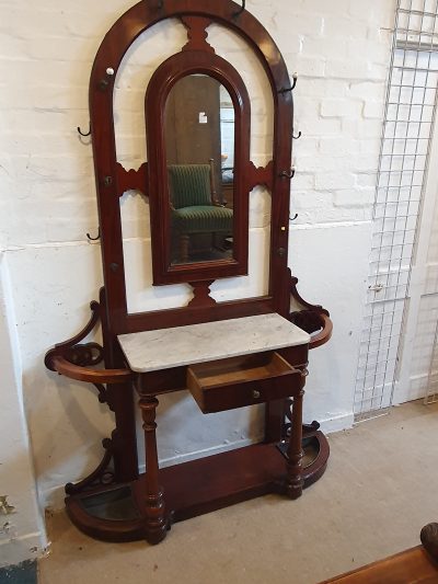 Antique Victorian Hall Stand - Image 5