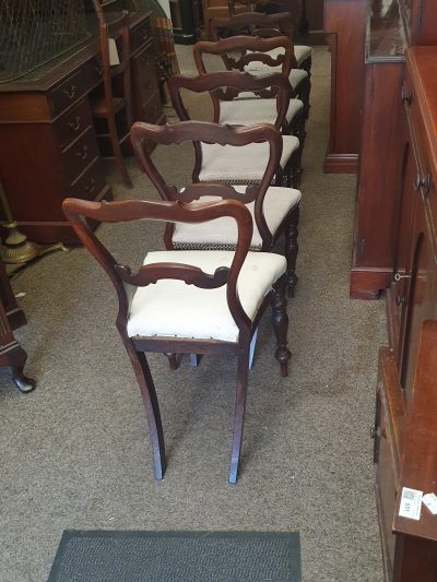 Antique Victorian Set of 6 Dining Chairs - Image 5