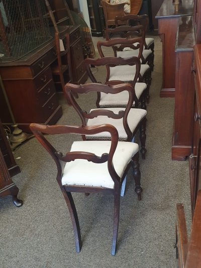 Antique Victorian Set of 6 Dining Chairs - Image 6