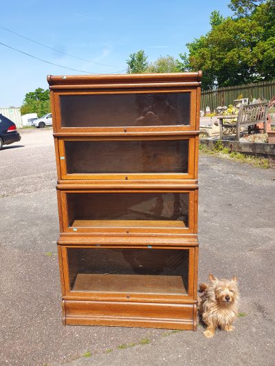Antique Edwardian Globe Wernick Stacking Bookcase - Image 10