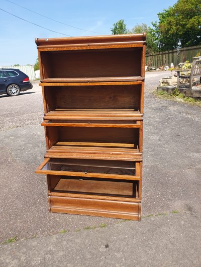 Antique Edwardian Globe Wernick Stacking Bookcase - Image 8