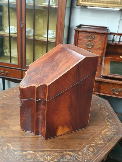 Good Antique Georgian Knife Box - Image 10