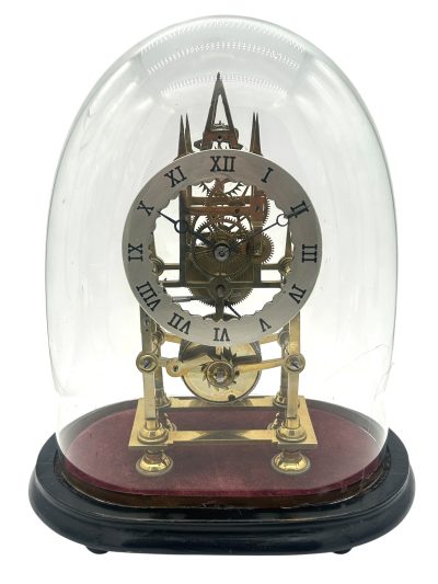 Wonderful Victorian 5 spoked chain driven fusee Mantel Clock - ca1860 - Image 3