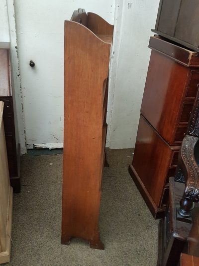 Antique Arts & Crafts Oak Bookcase Shelves - Image 2