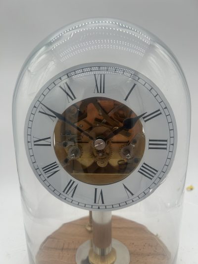 Antique one-off scratch built Skeleton Mantel Clock - Image 9