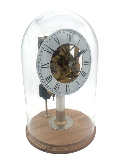 Antique one-off scratch built Skeleton Mantel Clock - Image 8