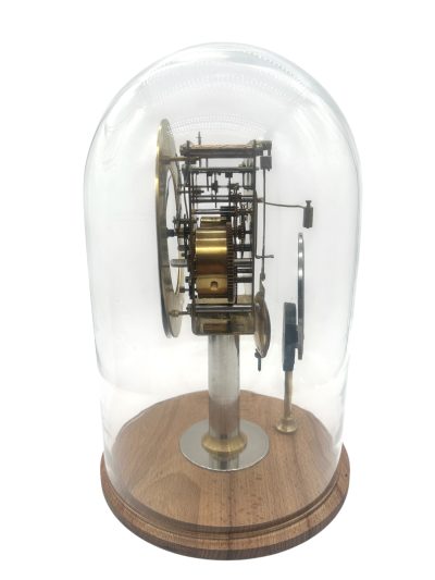 Antique one-off scratch built Skeleton Mantel Clock - Image 4
