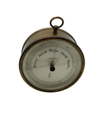 Antique compensating aneroid wall Barometer - Image 3