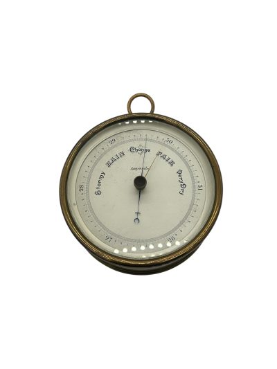 Antique compensating aneroid wall Barometer - Image 2