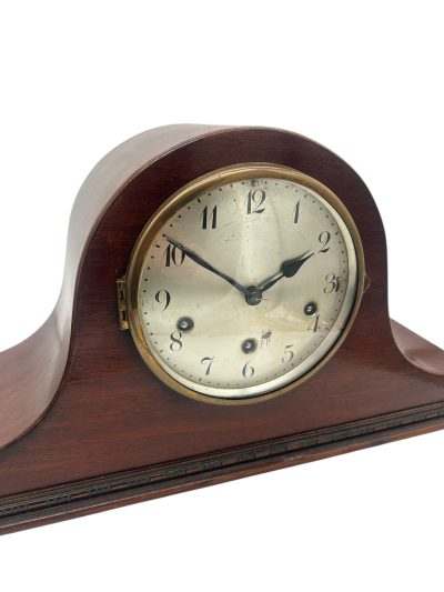 Antique Art deco inspired Napoleon hat shape musical mantel clock - Image 7