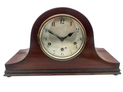 Antique Art deco inspired Napoleon hat shape musical mantel clock - Image 2