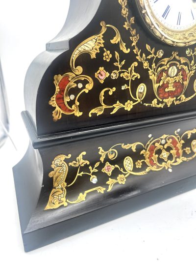 Exquisite Valery of Paris Boulle Mantel Clock – ca1860 - Image 13