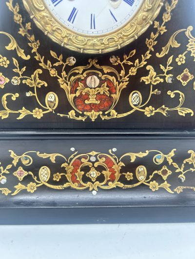 Exquisite Valery of Paris Boulle Mantel Clock – ca1860 - Image 12