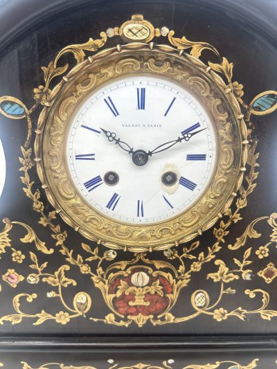 Exquisite Valery of Paris Boulle Mantel Clock – ca1860 - Image 11