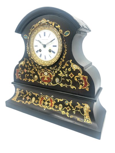 Exquisite Valery of Paris Boulle Mantel Clock – ca1860 - Image 6
