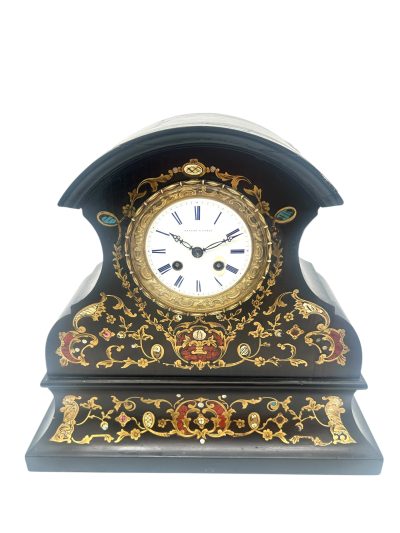 Exquisite Valery of Paris Boulle Mantel Clock – ca1860 - Image 3