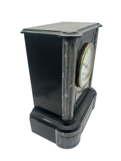 Lovely Slate & marble Mantel Clock – ca1880 - Image 2