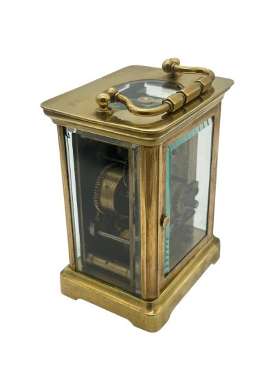Fantastic Antique French alarm Carriage Clock – 8-Day Carriage Clock C1890 - Image 7