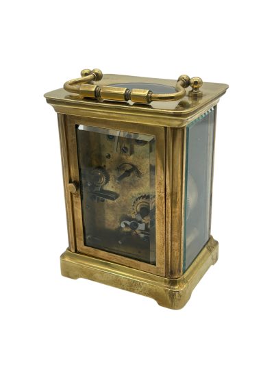 Fantastic Antique French alarm Carriage Clock – 8-Day Carriage Clock C1890 - Image 6